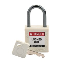 Brady&trade;&nbsp;Velocity&trade; Compact Nylon Lockout Padlocks, Keyed Different
