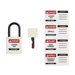 Brady Velocity Nylon Padlock 1 in. Pla Shkl KA 3/PK Yellow | Buy Online | Brady&trade; | Fisher Scientific