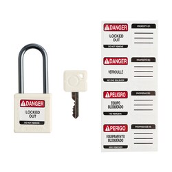 Brady Velocity Nylon Padlock 1.5 in. Alum Shkl KD 6/PK Orange | Buy Online | Brady&trade; | Fisher Scientific