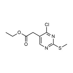 Chemscene ChemScene | Ethyl 2-(4-chloro-2-(methylthio)pyrimidin-5-yl)acetate | 25G | CS-0016435 | 0.98 | 61727-34-2| MFCD11977460 |  246.72