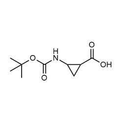 Chemscene&nbsp;ChemScene | 2-[[(1,1-Dimethylethoxy)carbonyl]amino]cyclopropanecarboxylic acid | 250MG | CS-0021633 | 0.97 | 1083181-22-9| MFCD11558998 |  201.22
