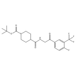 Chemscene ChemScene | 1-Boc-4-(2-(4-Fluoro-3-(trifluoromethyl)phenyl)-2-oxoethylcarbamoyl)piperidine