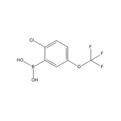 Chemscene&nbsp;ChemScene | 2-Chloro-5-(trifluoromethoxy)benzeneboronic acid | 5G | CS-0029535 | 0.98 | 1022922-16-2| MFCD06656267 |  240.37