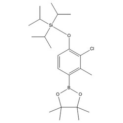 Chemscene ChemScene | [2-Chloro-3-methyl-4-(4,4,5,5-tetramethyl-1,3,2-dioxaborolan-2-yl)phenoxy]triisopropylsilane