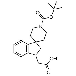 Chemscene&nbsp;ChemScene | 2-(1'-(tert-Butoxycarbonyl)-2,3-dihydrospiro[indene-1,4'-piperidin]-3-yl)acetic acid | 250MG | CS-0038787 | 0.97 | 185526-66-3| MFCD08461262 |  345.44
