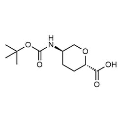 Chemscene&nbsp;ChemScene | (2S,5R)-5-((tert-Butoxycarbonyl)amino)tetrahydro-2H-pyran-2-carboxylic acid | 250MG | CS-0039053 | 0.97 | 603130-13-8| MFCD20261452 |  245.28