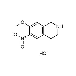 Chemscene&nbsp;ChemScene | 7-Methoxy-6-nitro-1,2,3,4-tetrahydroisoquinoline hydrochloride | 250MG | CS-0040577 | 0.98 | 1820687-16-8| MFCD27991309 |  244.68
