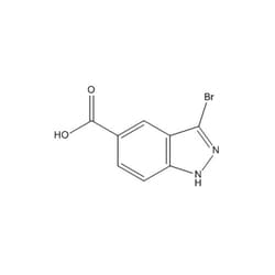 Chemscene AbaChemscene,3-Bromo-1H-indazole-5-car,885521-49-3,Formula:C8H5BrN2O2,M.