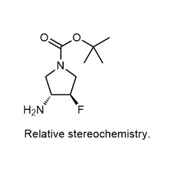 Chemscene ChemScene | rel-tert-Butyl (3R,4R)-3-amino-4-fluoropyrrolidine-1-carboxylate