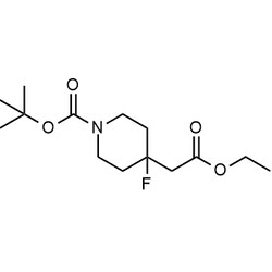 Chemscene ChemScene | tert-Butyl 4-(2-ethoxy-2-oxoethyl)-4-fluoropiperidine-1-carboxylate