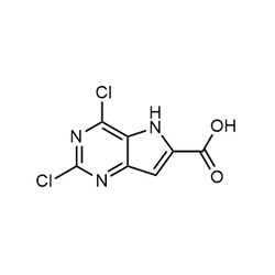 Chemscene 2 ​4-​Dichloro-​5H-​pyrrolo[3 ​2-​d]​pyrimidine-​6-​carboxylic