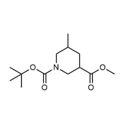 Chemscene 1-tert-Butyl 3-methyl 5-methylpiperidine-1 3-dicarboxylate 5g,