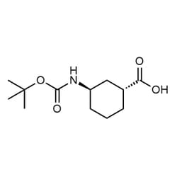 Chemscene&nbsp;ChemScene | (1R,3R)-3-{[(tert-Butoxy)carbonyl]amino}cyclohexane-1-carboxylic acid | 250MG | CS-0053618 | 0.98 | 1430938-32-1| MFCD24395695 |  243.3