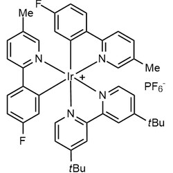 Chemscene ChemScene | [4,4'-Bis(1,1-dimethylethyl)-2,2'-bipyridine-κN,κN]bis[5-fluoro-2-(5-methyl-2-pyridinyl-κN)phenyl-κC]iridium hexafluorophosphate | 250MG | CS-0082908 | 0.98 | 808142-88-3| MFCD31707653 |  977.98