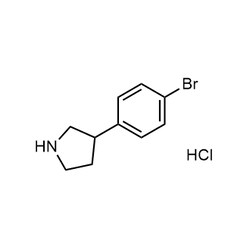 Chemscene ChemScene | 3-(4-Bromophenyl)pyrrolidine hydrochloride | 250MG