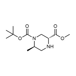Chemscene ChemScene | (3R,6R)-1-tert-Butyl 3-methyl 6-methylpiperazine-1,3-dicarboxylate