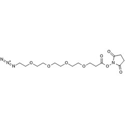 Chemscene&nbsp;ChemScene | N3-PEG4-C2-NHS ester | 250MG | CS-0105092 | 0.98 | 944251-24-5| MFCD13184948 |  388.37