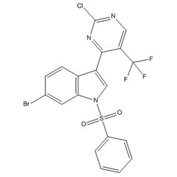Chemscene ChemScene | 6-Bromo-3-(2-chloro-5-(trifluoromethyl)pyrimidin-4-yl)-1-(phenylsulfonyl)-1H-indole