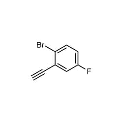 Chemscene&nbsp;ChemScene | 1-Bromo-2-ethynyl-4-fluorobenzene | 250MG | CS-0131481 | 0.95 | 1693887-36-3| MFCD29046530 |  199.022