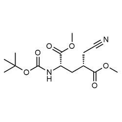 Chemscene ChemScene | Dimethyl (2S,4R)-2-((tert-butoxycarbonyl)amino)-4-(cyanomethyl)pentanedioate