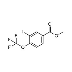 Chemscene&nbsp;ChemScene | Methyl 3-iodo-4-(trifluoromethoxy)benzoate | 250MG | CS-0133290 | 0.98 | 1131614-65-7| MFCD11110814 |  346.042
