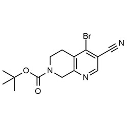 Chemscene ChemScene | tert-Butyl 4-bromo-3-cyano-5,6-dihydro-1,7-naphthyridine-7(8H)-carboxylate