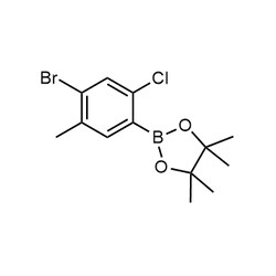 Chemscene ChemScene | 2-(4-Bromo-2-chloro-5-methylphenyl)-4,4,5,5-tetramethyl-1,3,2-dioxaborolane