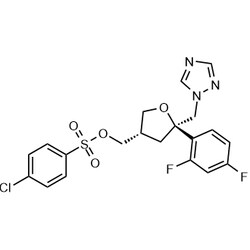 Chemscene ChemScene | ((3S,5R)-5-((1H-1,2,4-Triazol-1-yl)methyl)-5-(2,4-difluorophenyl)tetrahydrofuran-3-yl)methyl 4-chlorobenzenesulfonate | 10G | CS-0157409 | 0.98 | 175712-02-4| MFCD28009665 |  469.89