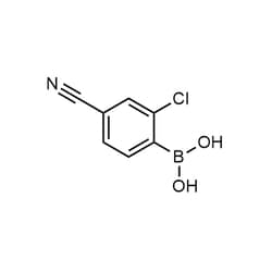 Chemscene ChemScene | (2-Chloro-4-cyanophenyl)boronic acid | 250MG | CS-0167267 | 0.98 | 677743-50-9| MFCD18392511 |  181.39