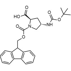 Chemscene ChemScene | (2R,4S)-1-(((9H-Fluoren-9-yl)methoxy)carbonyl)-4-((tert-butoxycarbonyl)amino)pyrrolidine-2-carboxylic