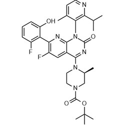 Chemscene ChemScene | (3S)-tert-Butyl 4-(6-fluoro-7-(2-fluoro-6-hydroxyphenyl)-1-(2-isopropyl-4-methylpyridin-3-yl)-2-oxo-1,2-dihydropyrido[2,3-d]pyrimidin-4-yl)-3-methylpiperazine-1-carboxylate