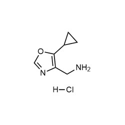 Chemscene ChemScene | (5-Cyclopropyloxazol-4-yl)methanamine hydrochloride