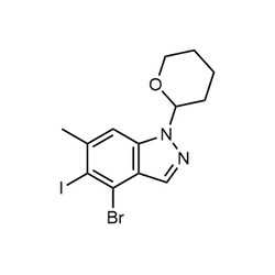 Chemscene ChemScene | 4-Bromo-5-iodo-6-methyl-1-(tetrahydro-2H-pyran-2-yl)-1H-indazole