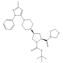 Chemscene ChemScene | (2S,4S)-4-[4-(3-Methyl-1-phenyl-1H-pyrazol-5-yl)-1-piperazinyl]-2-(3-thiazolidinylcarbonyl)-1-pyrrolidinecarboxylic
