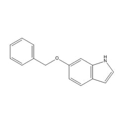 AbaChemscene, 6-(Benzyloxy)-1H-indole, 15903-94-3, 10g, Formula:C15H13NO, M. Wt. :223.27, Purity:>98%