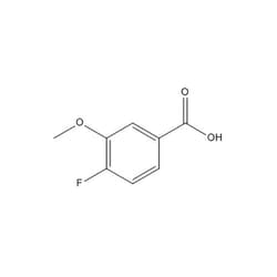 Chemscene&nbsp;ChemScene | 3-Methoxy-4-fluorobenzoic acid | 25G | CS-W017707 | 0.98 | 82846-18-2| MFCD00272134 |  170.14