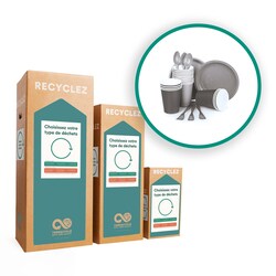 TerraCycle&trade;&nbsp;Zero Waste Box&trade; Industrial Composting Solution For Biodegradable and Compostable Plastic PLA and PHA, France