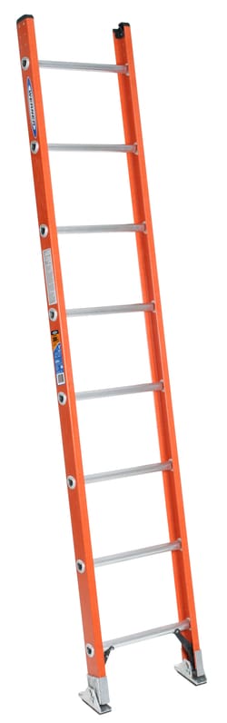 Werner Type IA Fiberglass D-Rung Straight Ladder