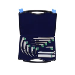 Surgical Design&trade;&nbsp;Laryngoscope Set of 12 - Fiber Optic Disposable