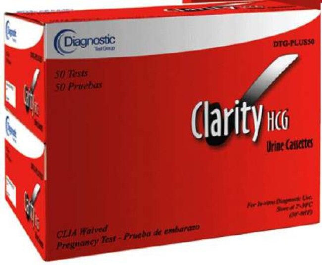 Diagnostic Test Group CLARITY HCG STRIP 100BX, Quantity Pack of 100