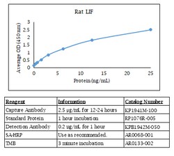 Kingfisher Biotech Inc Rat LIF ELISA, Quantity: Each of 1