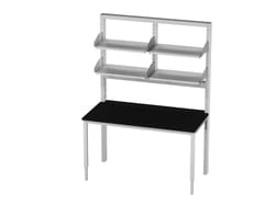 Diversified Space Integra Bench with Epoxy Top, Adjustable Height, Duplex Outlets, and Configurable Shelves 30 x 60 x 29 to 36 in. | Buy Online | Diversified Space | Fisher Scientific