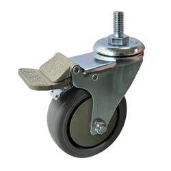 DuraLab&nbsp;Rubber Castors for Laboratory Trolleys