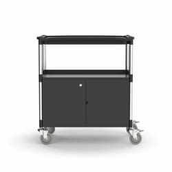 DuraLab Laboratory Trolley Small Cart with Door | Buy Online | DuraLab | Fisher Scientific