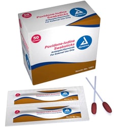 Enterprise Technology Solutions The Dynarex Povidone-Iodine Swabsticks,