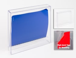 Poltex Clean Room Liquid Resistant PETG Logbook Sleeve - Landscape, Tape Mount