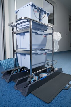 Vileda Professional CE TraXero Wheel Cleaner Kit Gray | Buy Online | Vileda Professional | Fisher Scientific