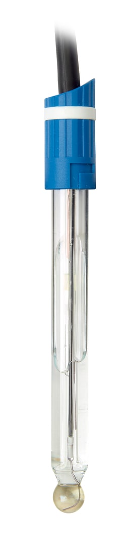 Hach Company Radiometer Analytical PHC3081-8 Combination pH Electrode with Temperature Sensor (glass body, Ag/AgCl ref., BNC+cinch)