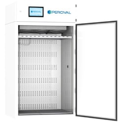 Percival Scientific&nbsp;Plant Growth Chamber, E41L1H14, 37.2 cu. ft., SciWhite with red LEDs, 1 tier, 7-44° C ±0.5°, IntellusUltra controller, touchscreen, standard additive ultrasonic humidifier