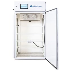 Percival Scientific Plant Growth Chamber, E41VL, 37.2 cu. ft., vertical SciWhite with red LEDs, 5 tiers, 7-44° C ±0.5°, IntellusUltra controller, touchscreen interface